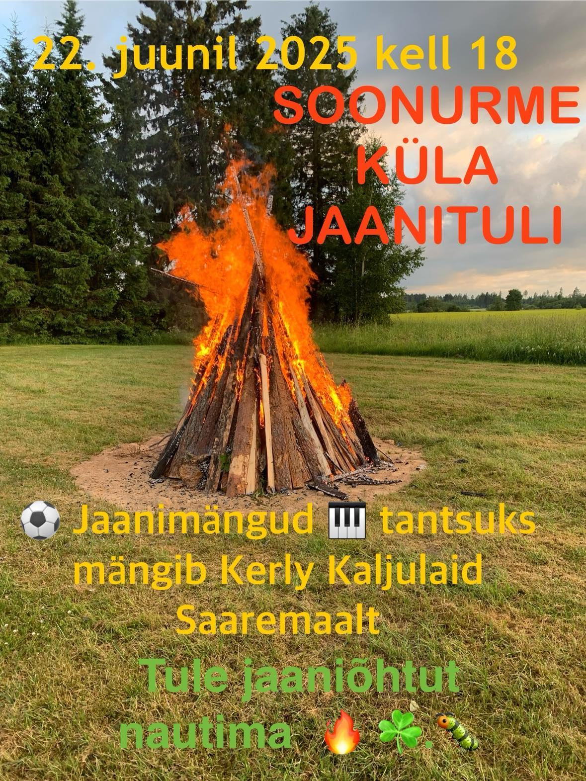 Event JAANIÕHTU SOONURME KÜLAS illustratsioon