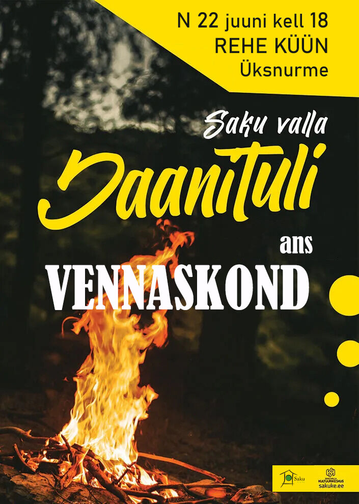 Event Saku valla JAANITULI illustratsioon
