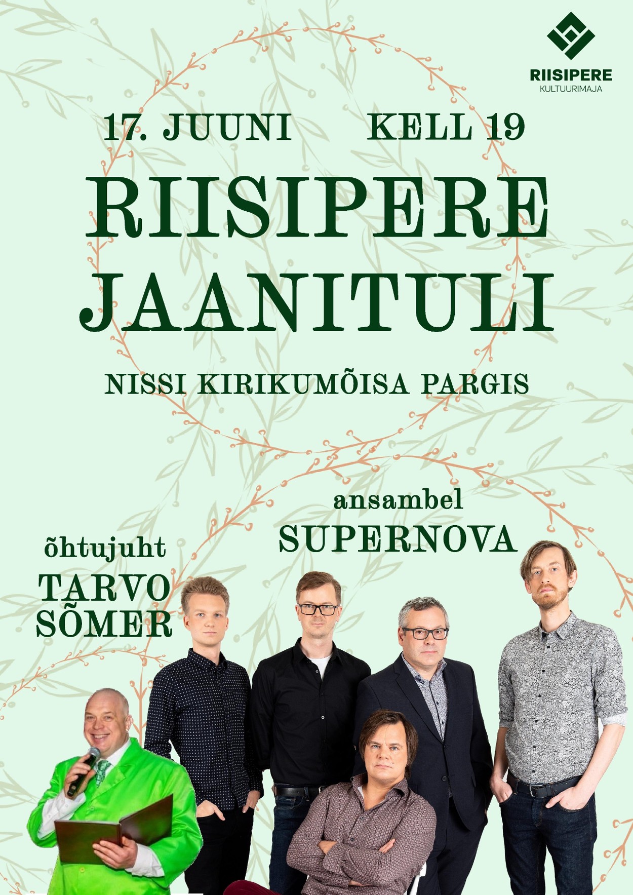 Event Riisipere jaanituli illustratsioon