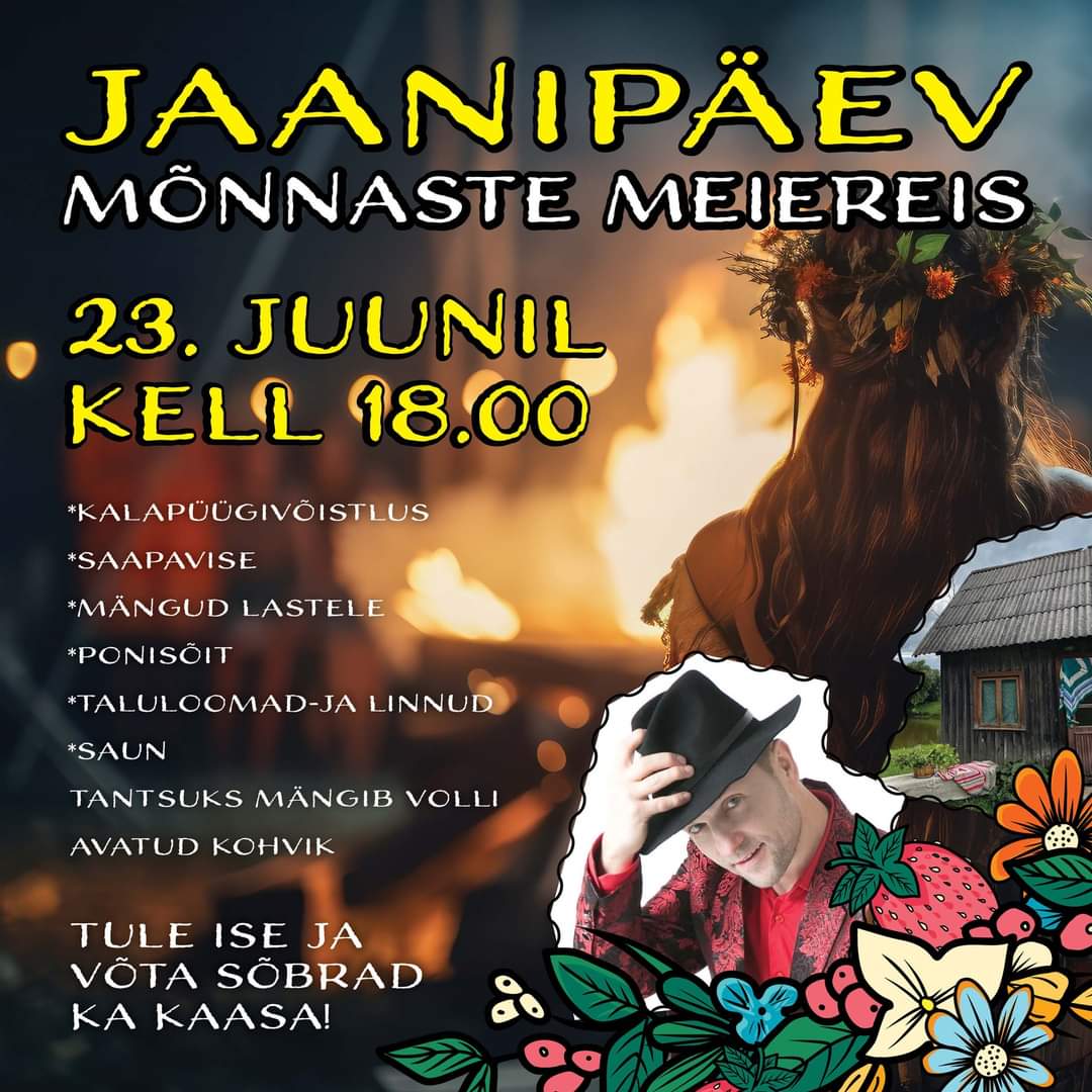 Event Mõnnaste Meierei Jaanituli illustratsioon