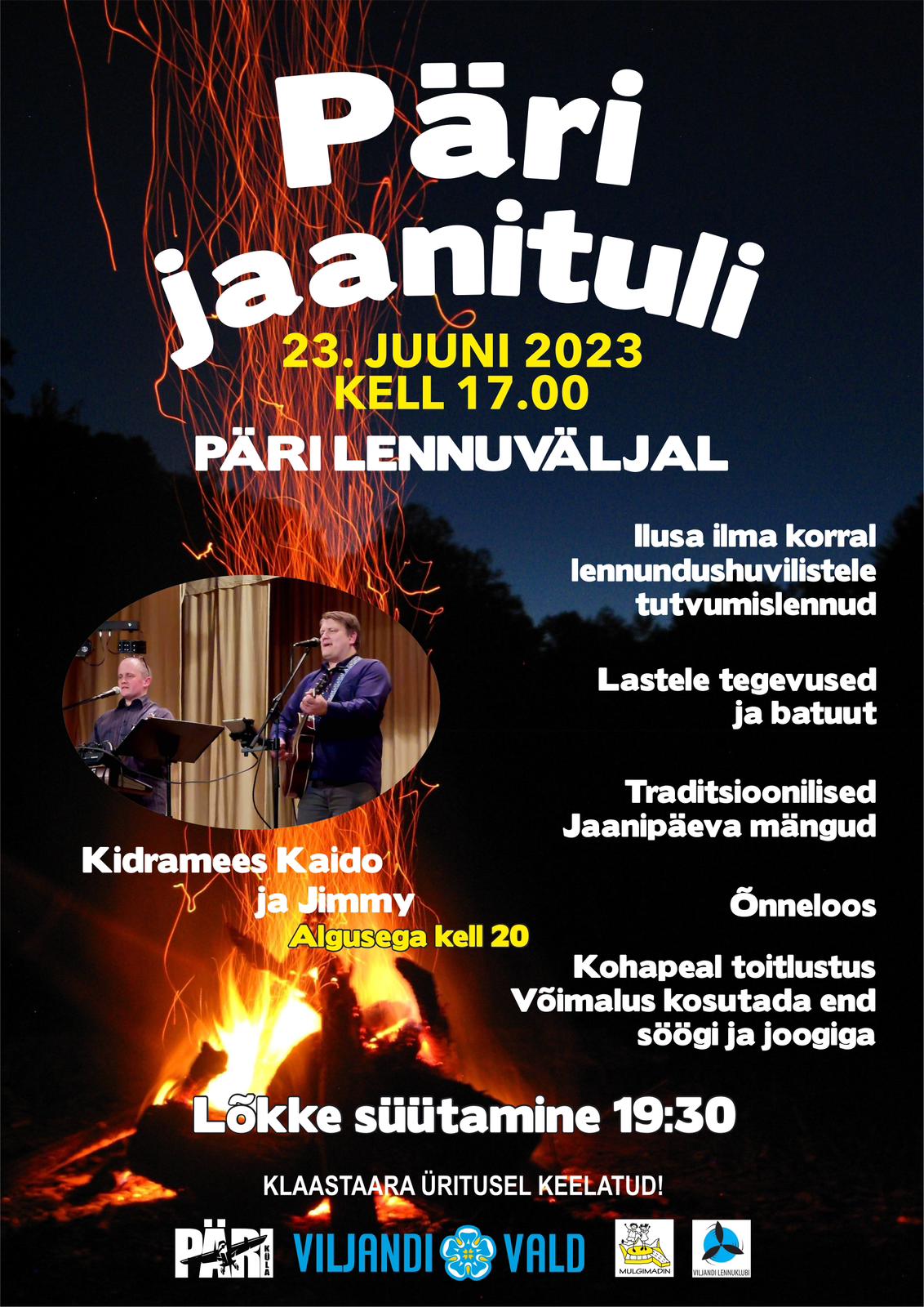 Event Päri jaanituli illustratsioon
