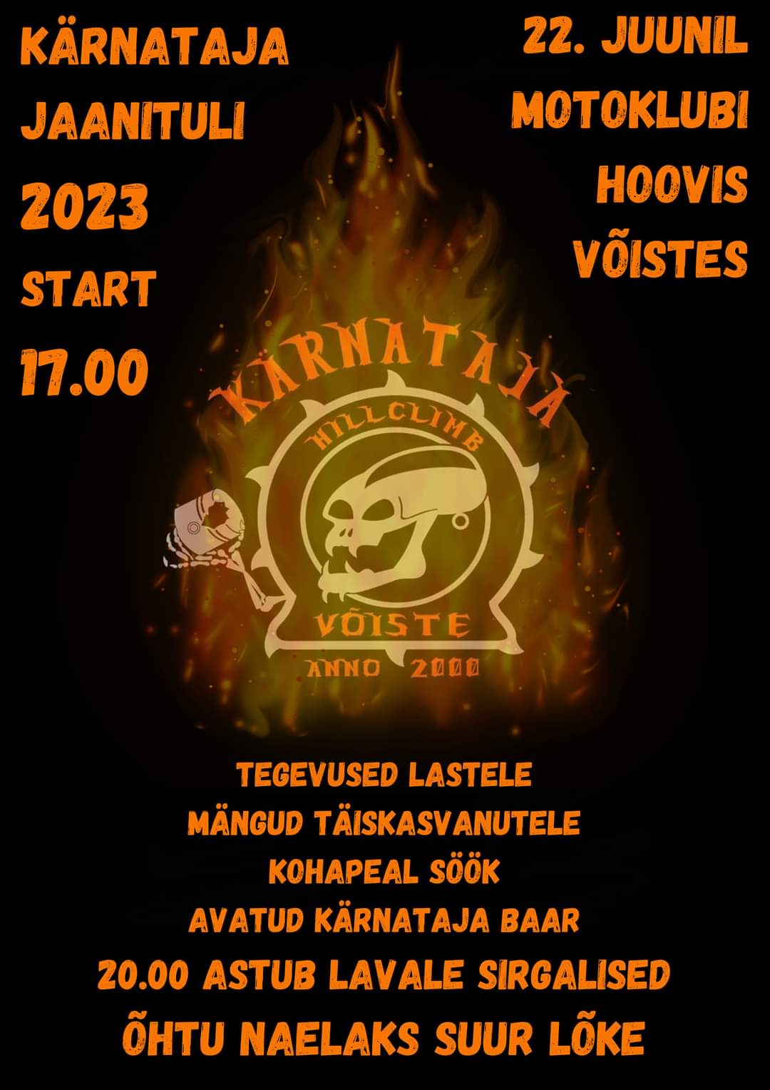 Event Kärnataja jaanituli  illustratsioon