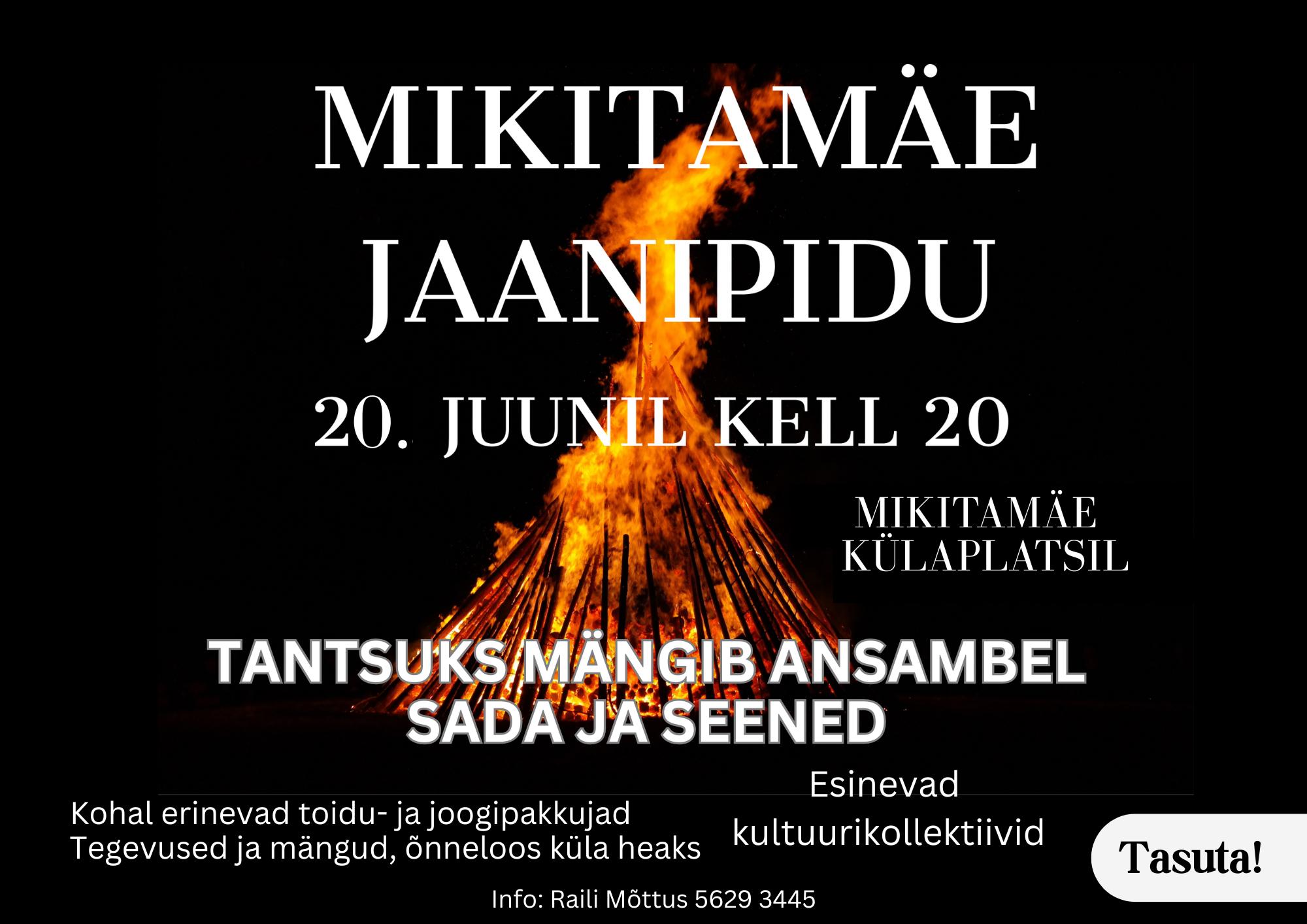 Event JAANIPIDU MIKITAMÄEL illustratsioon