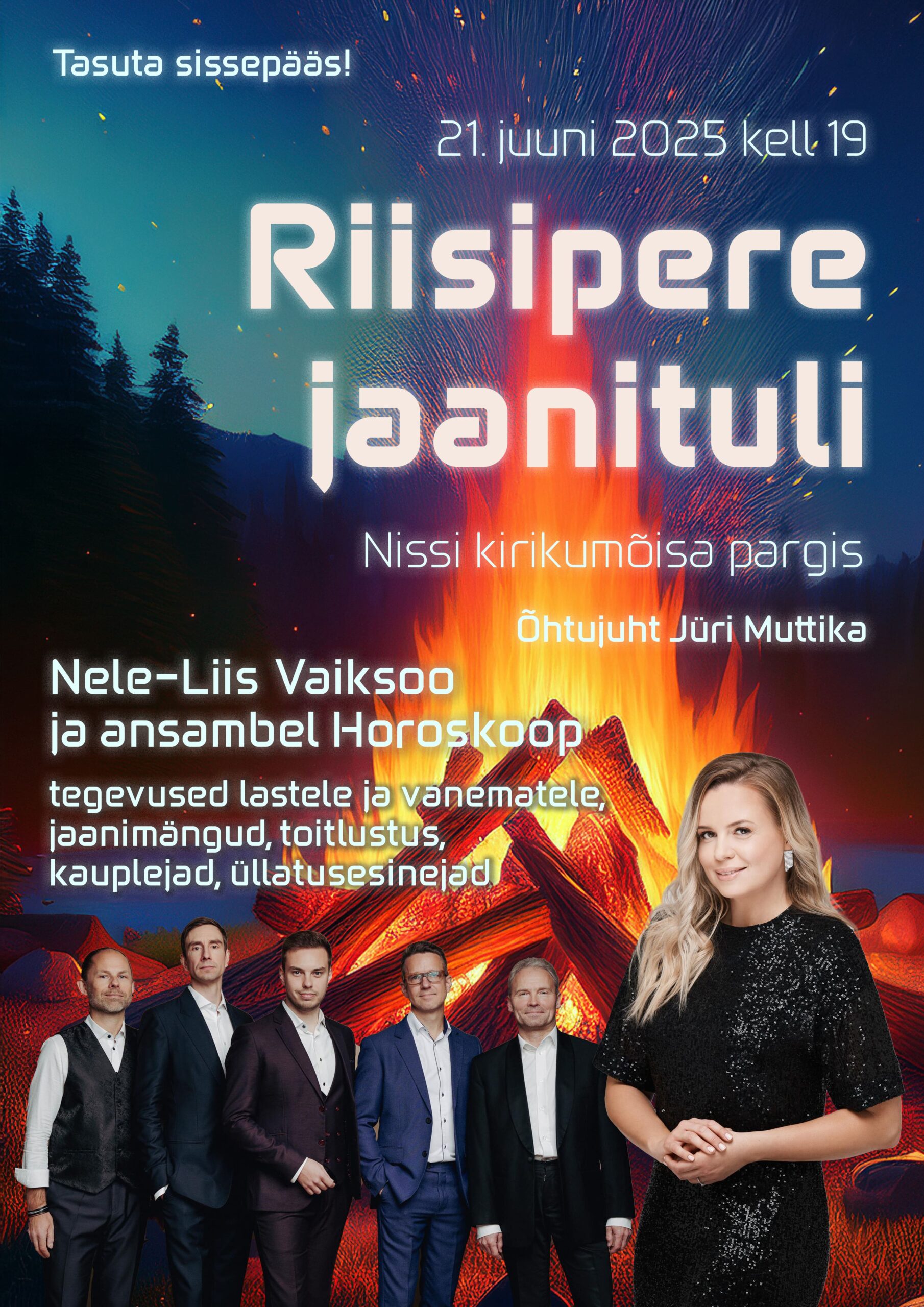 Event Riisipere jaanituli 2025 illustratsioon