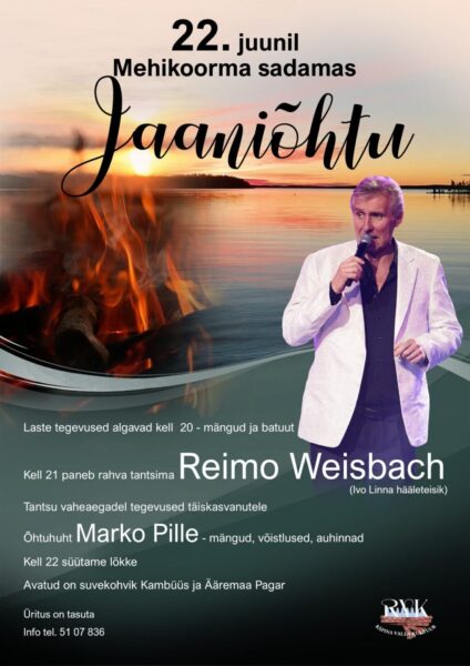 Event Jaaniõhtu Mehikoormas illustratsioon