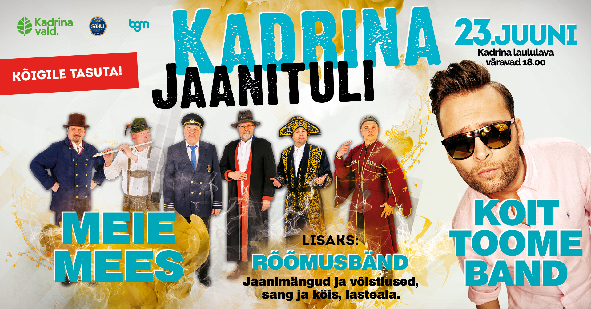 Event Kadrina jaanituli illustratsioon
