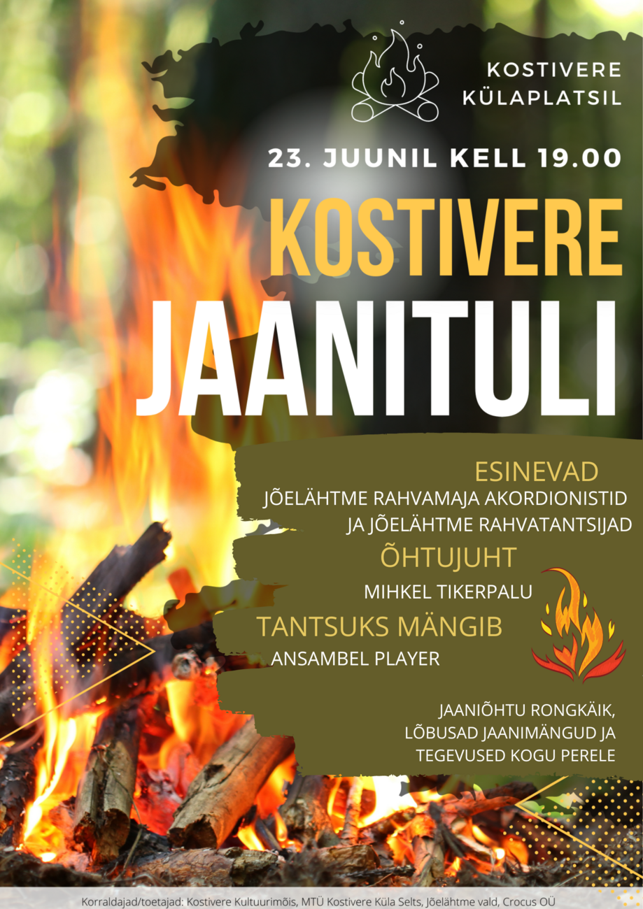 Event Kostivere jaanituli illustratsioon