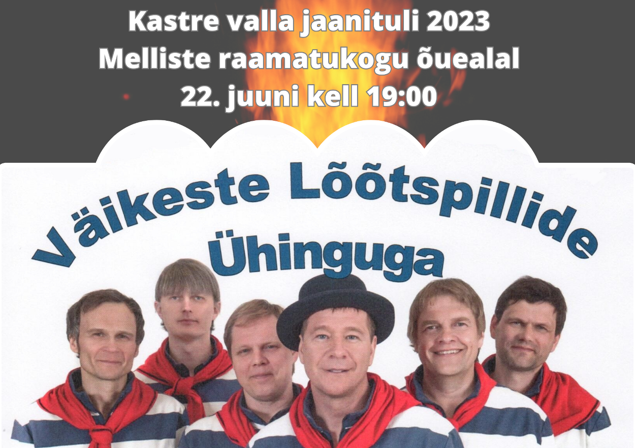 Event Kastre valla jaanituli 2023 illustratsioon