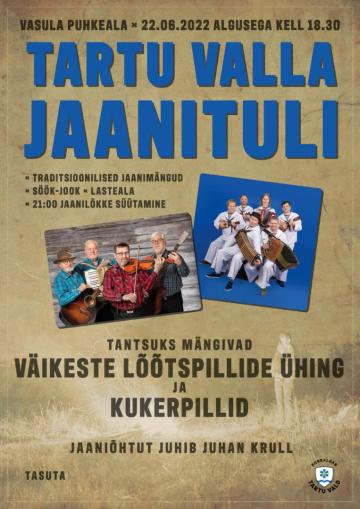 Event Tartu valla jaanituli illustratsioon