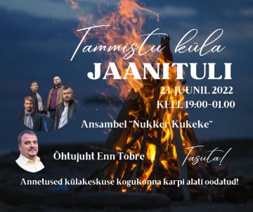 Event Tammistu küla jaanipäev illustratsioon