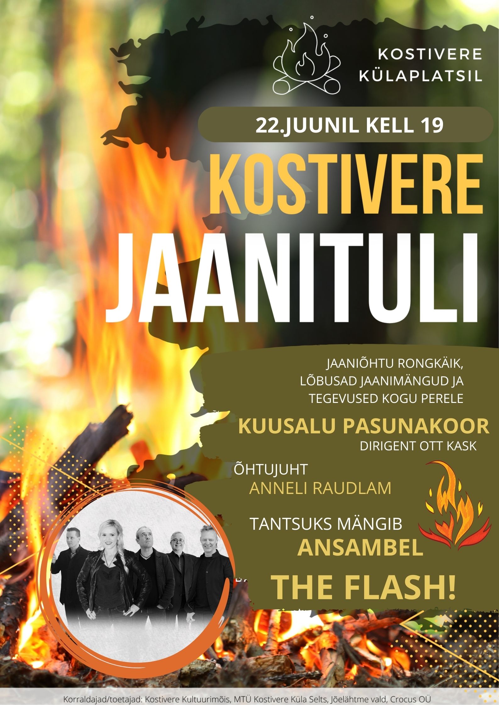 Event Kostivere jaanituli illustratsioon