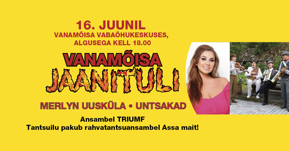Event Vanamõisa jaanituli illustratsioon