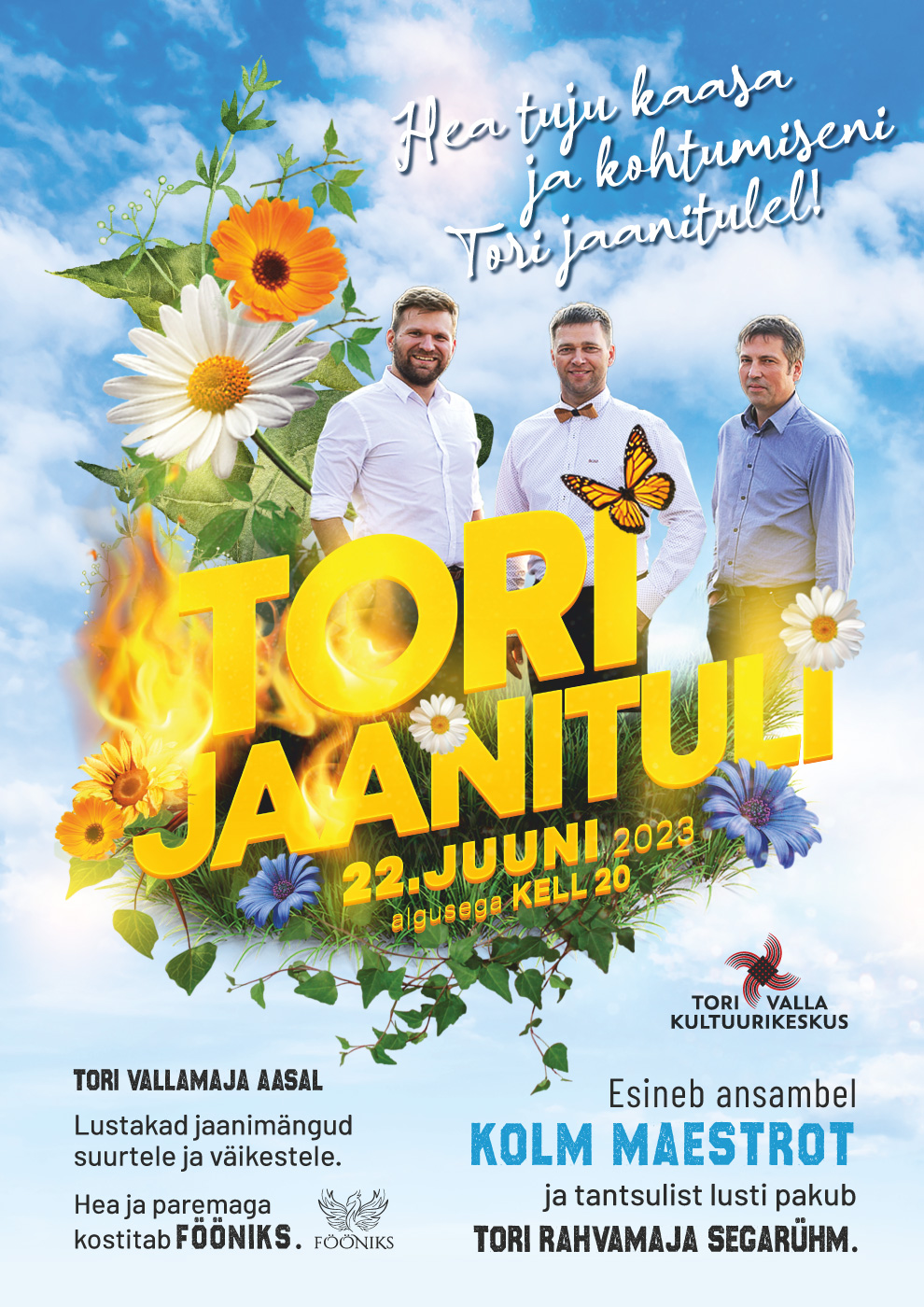 Event Tori jaanituli illustratsioon