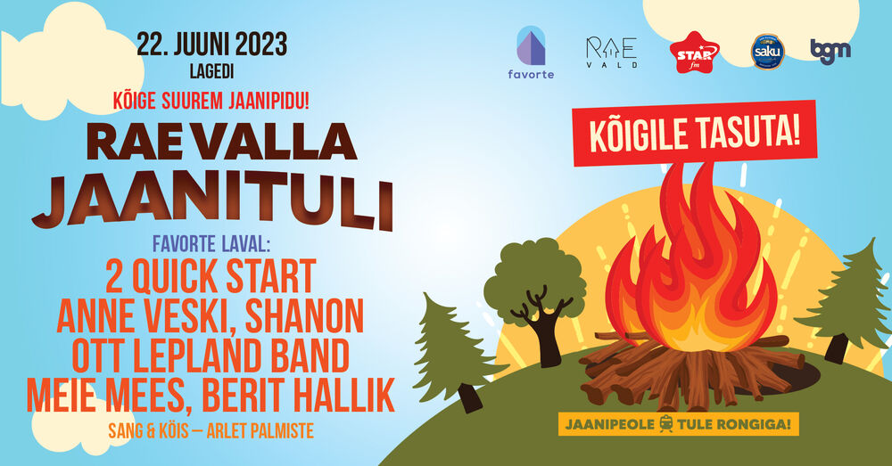 Event RAE VALLA JAANITULI 2023 illustratsioon