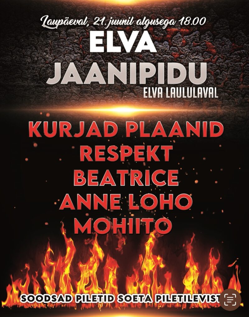 Event Elva Jaanipidu 2025 illustratsioon