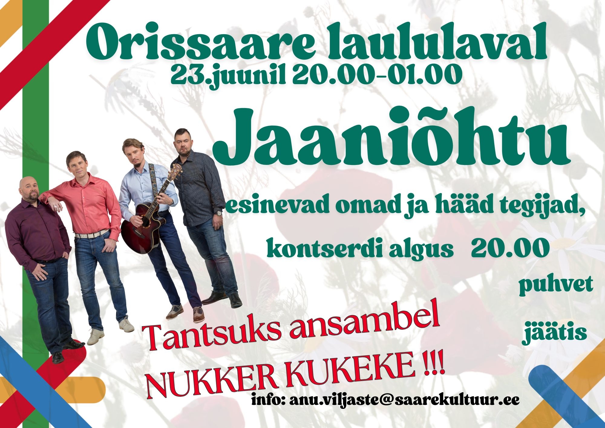 Event Jaaniõhtu Orissaare laululaval illustratsioon