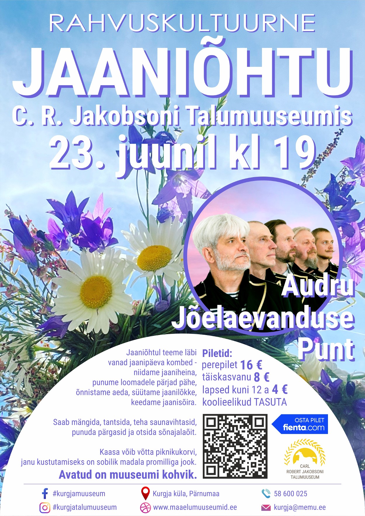 Event Rahvuskultuurne jaanipäev illustratsioon