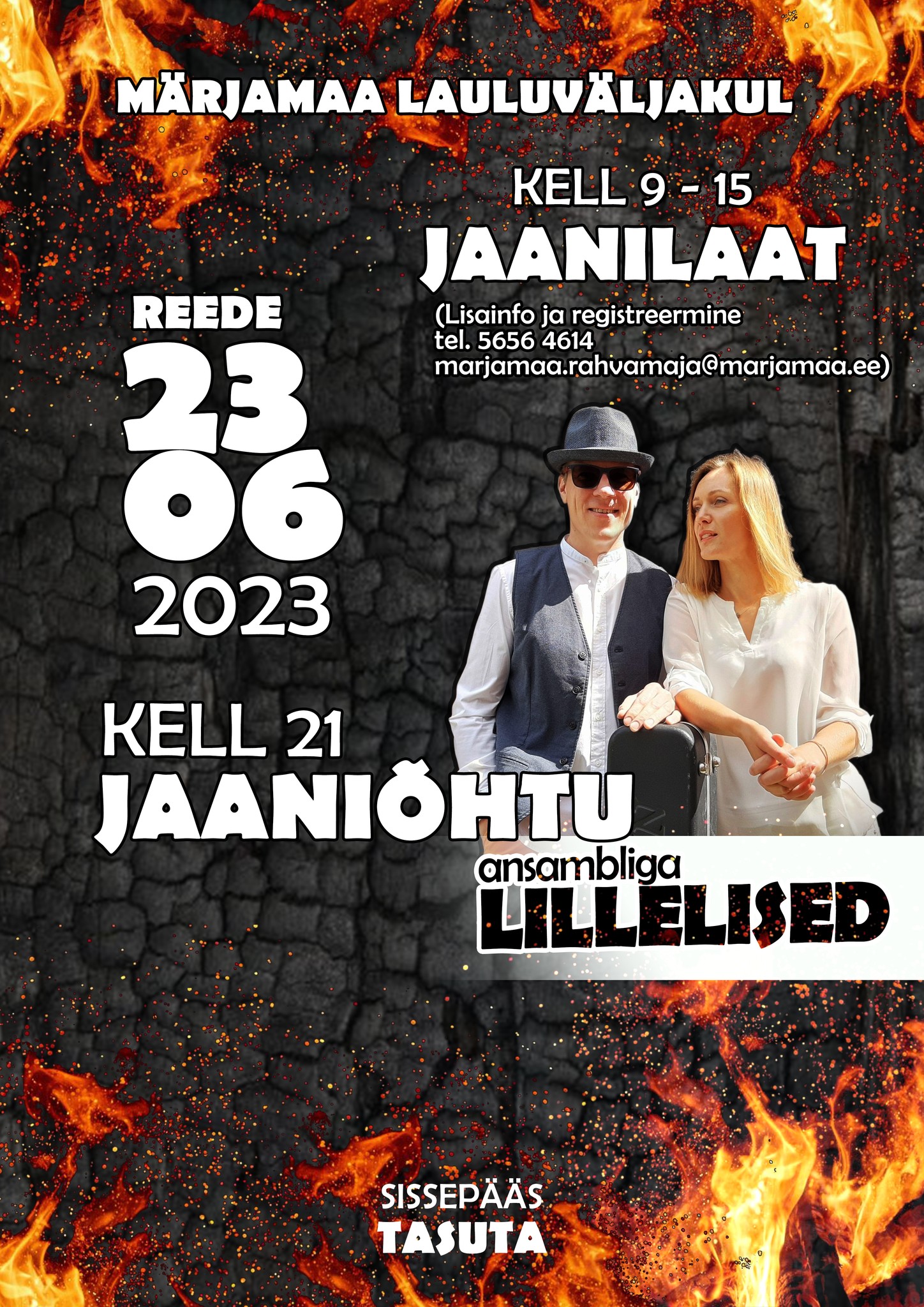 Event Märjamaa jaanituli illustratsioon