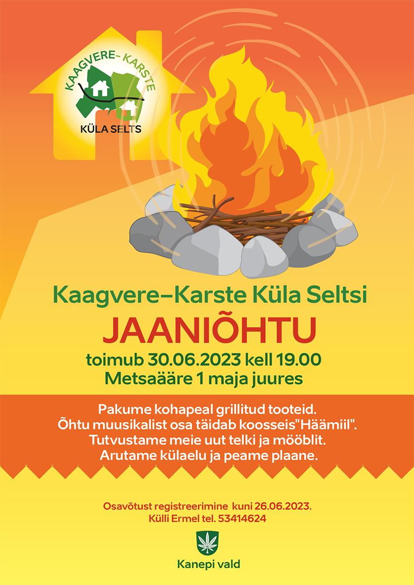 Event Kaagvere-Karste Küla Seltsi jaaniõhtu illustratsioon