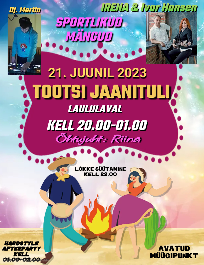 Event TOOTSI JAANITULI illustratsioon