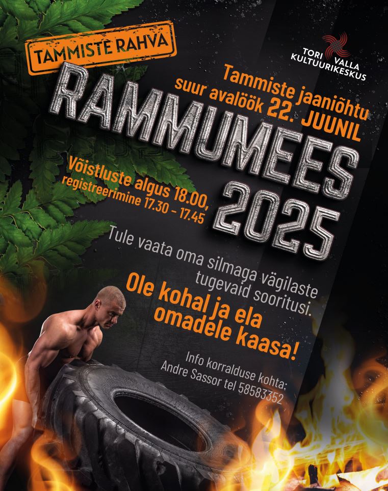 Event Tammiste jaanituli ja Tammiste Rammumees 2025 illustratsioon