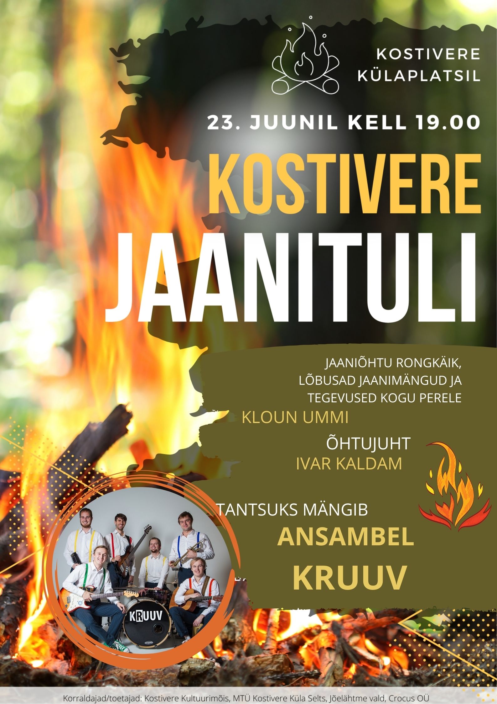 Event Kostivere jaanituli illustratsioon