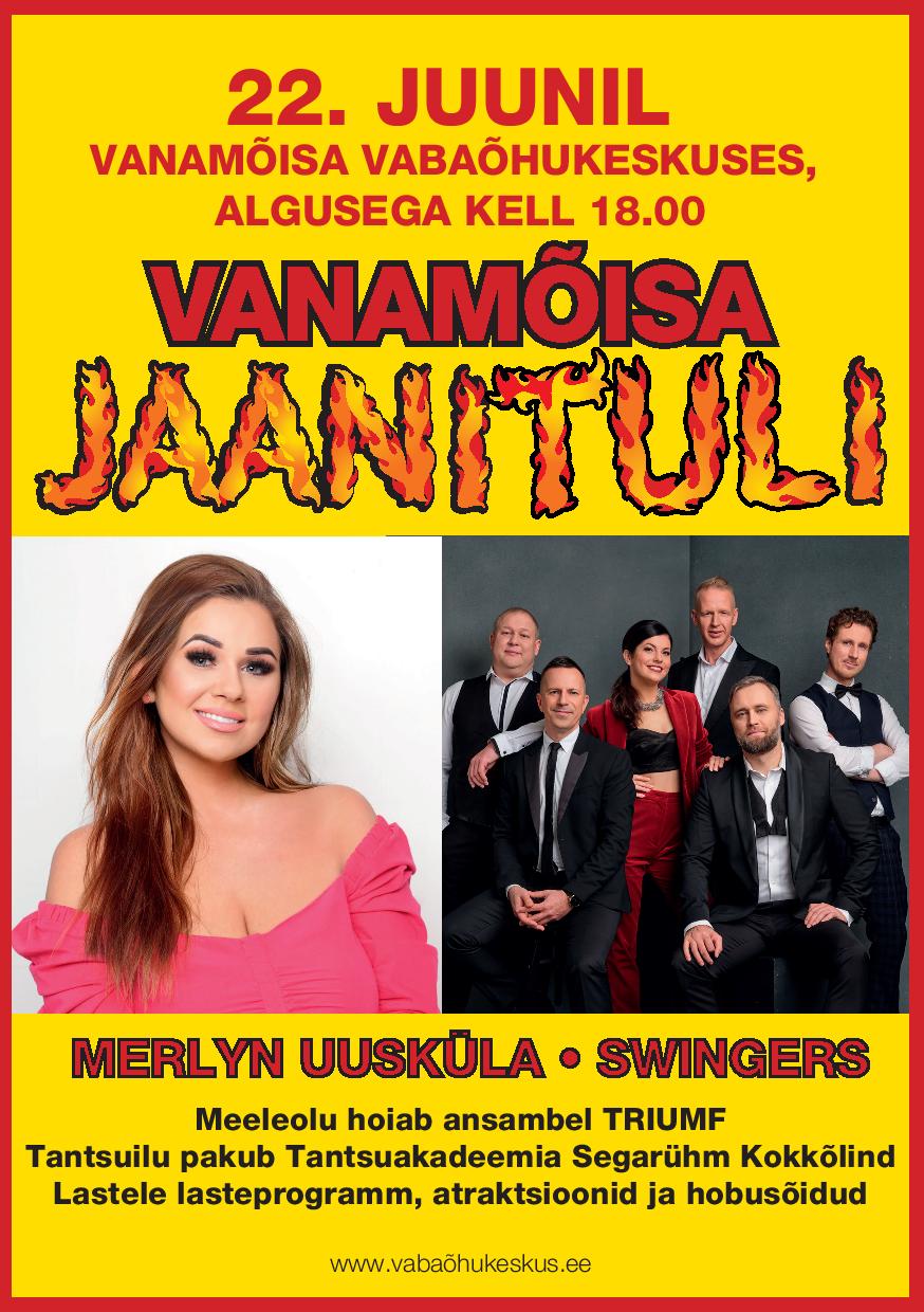 Event Vanamõisa jaanituli illustratsioon