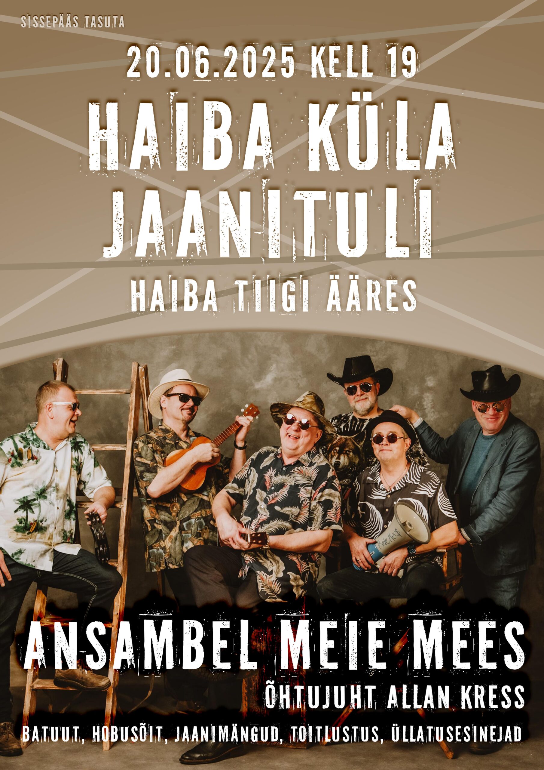 Event Haiba küla jaanituli 2025 illustratsioon