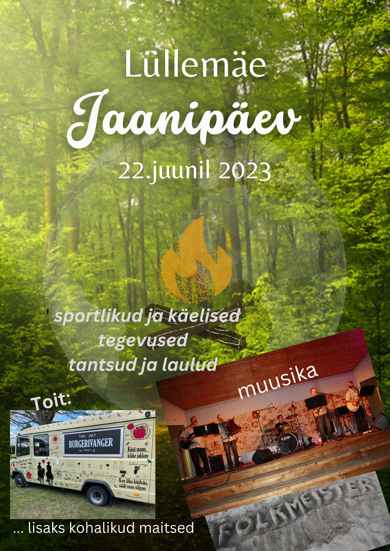 Event Lüllemäe Jaaniõhtu illustratsioon