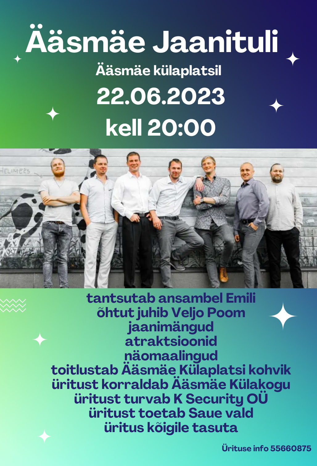 Event Ääsmäe jaanituli illustratsioon