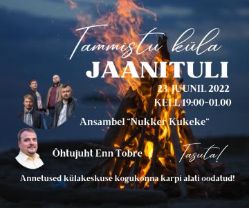 Event Tammistu küla jaanipäev illustratsioon