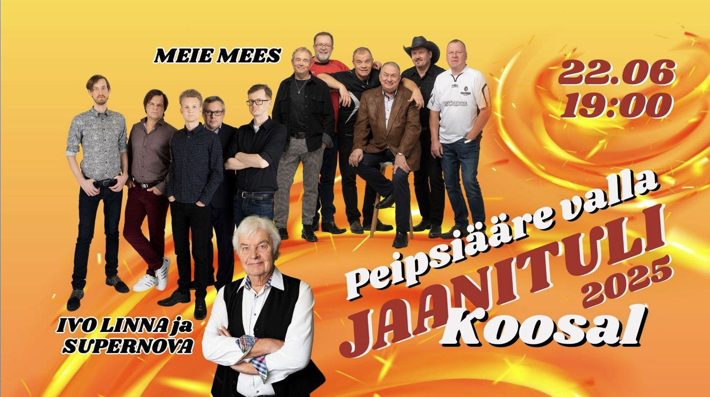 Event Peipsiääre valla jaanituli illustratsioon
