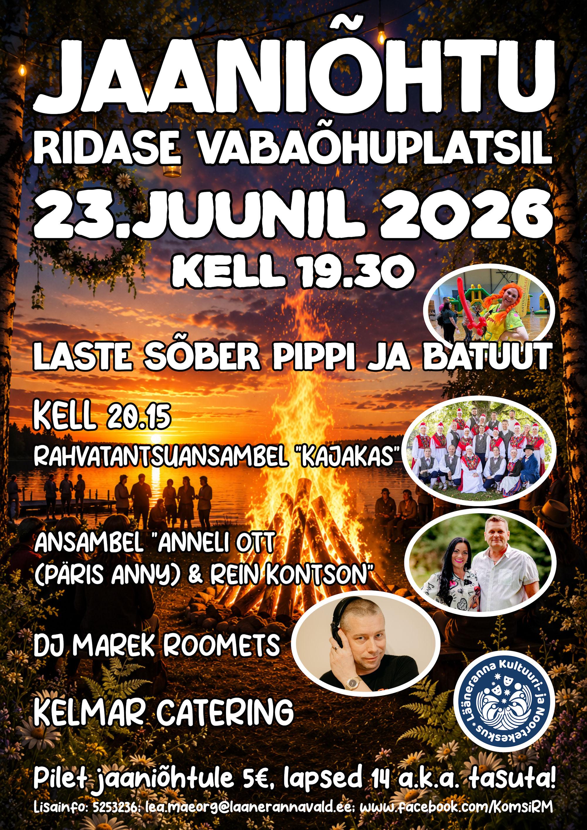 Event Jaaniõhtu Ridasel illustratsioon