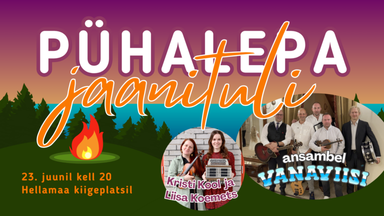 Event Pühalepa jaanituli illustratsioon