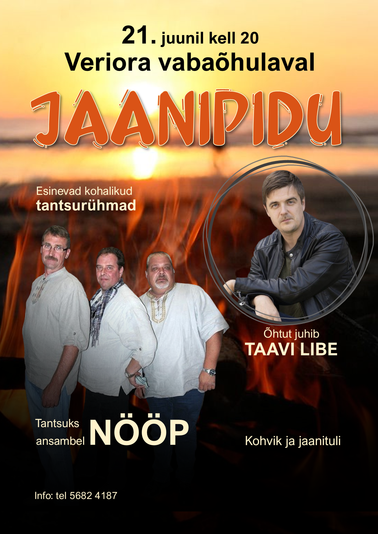 Event Jaanipidu Verioral illustratsioon